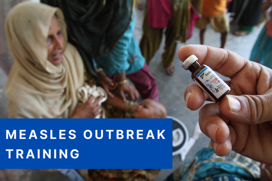 Measles outbreak training