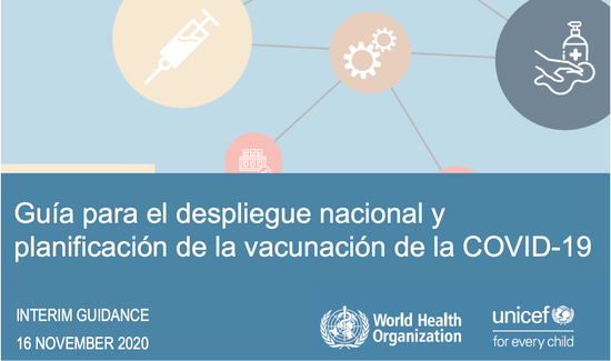 Guía para el despliegue nacional y planificación de la vacunación de la COVID-19